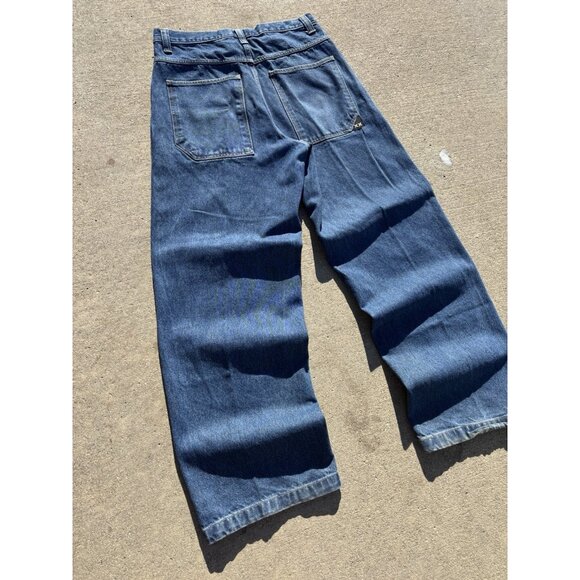 Men's Blue Jeans JNCO Style - Picture 2 of 10